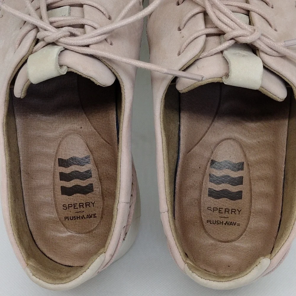 Sperry Coastal Plushwave‎ Suede Boat Sneaker Shoes Size 8.5